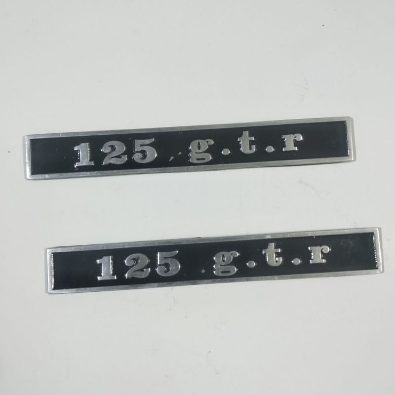 EMBLEM BALOK VESPA 125 GTR LASER FOIL