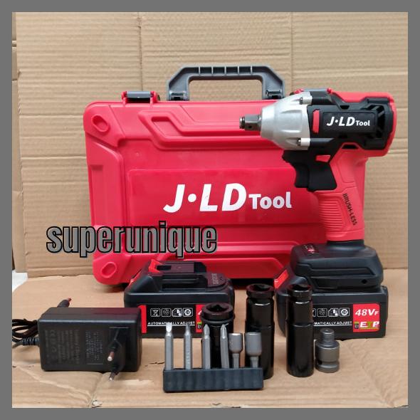 CORDLESS IMPACT WRENCH J88 BRUSHLESS JLD TOOL//IMPACT WRENCH 2 BATRAI