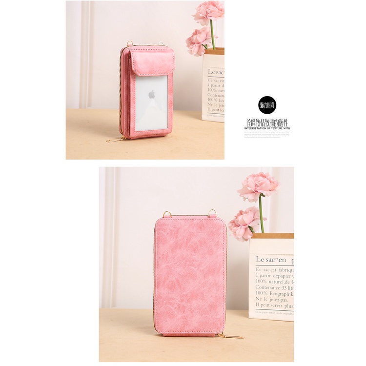 Khatinstore Dompet HP Layar Sentuh Touch Screen ORI FY FOREVER YOUNG L086 Tas Selempang Wanita Impor Tas Bahu Remaja Perempuan 420