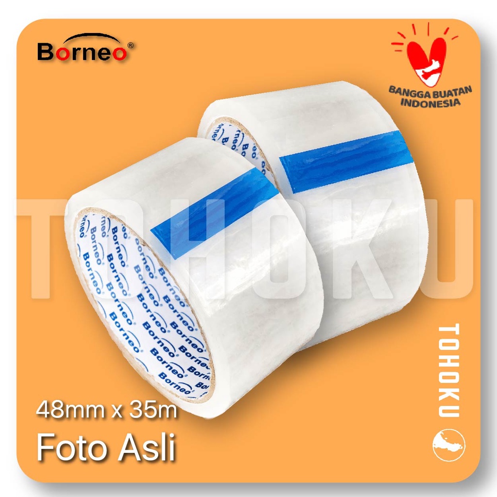 

Lakban Bening 2 inch 45mm x 35m Kualitas Daimaru