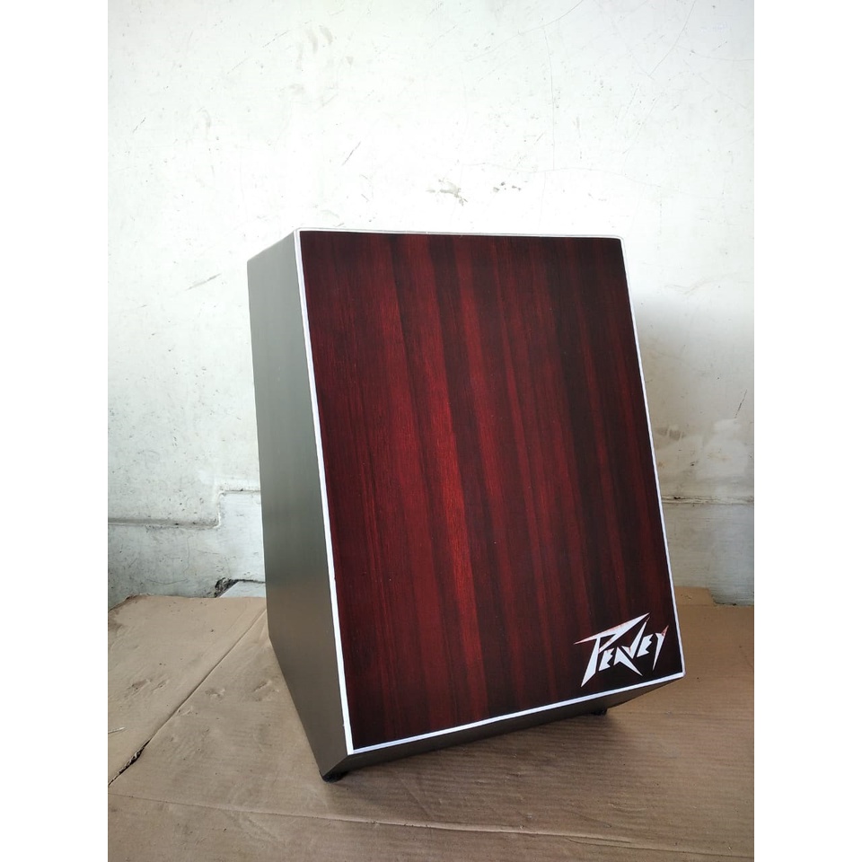 Cajon Playwood Akustik Elektrik model trapesium dan Kotak