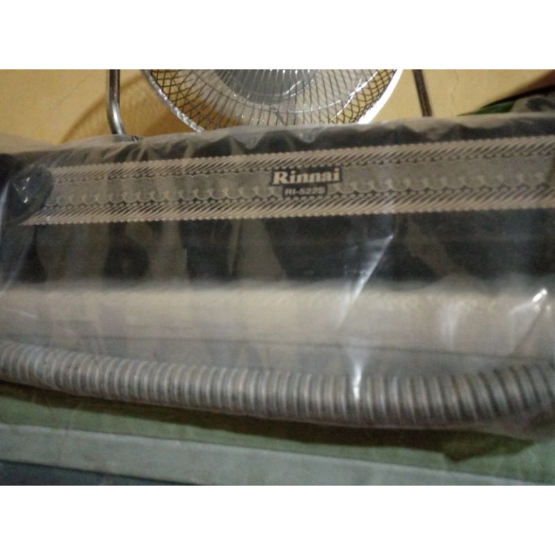 kompor rinnai 2 tungku dengan selang regulator adaptor TANPA tabung gas kondisi bersih bagus berfung