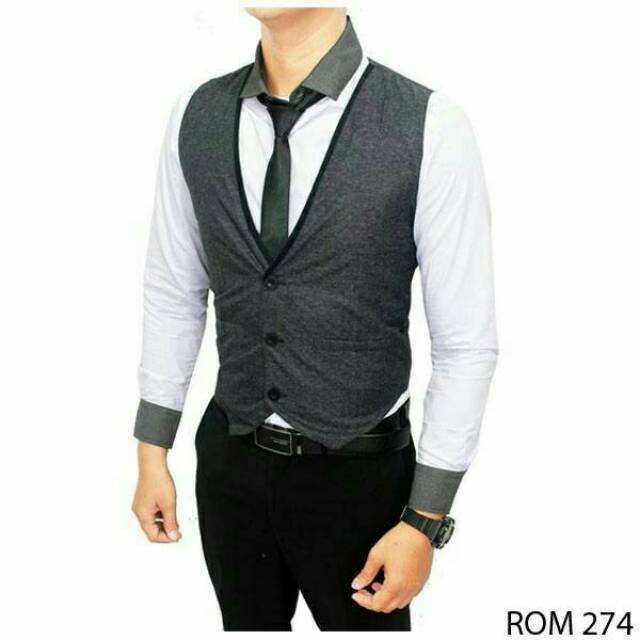 Vest Rompi formal  bahan pria.