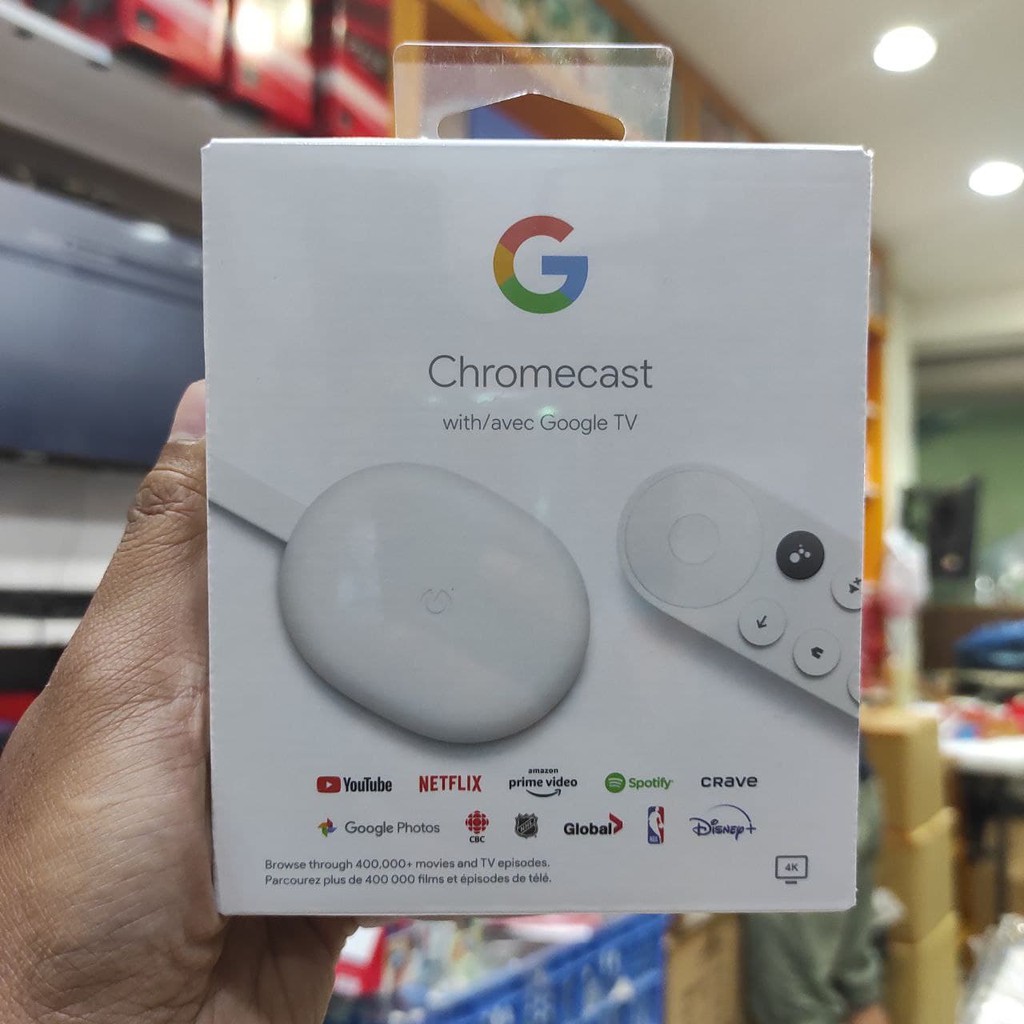 Google Chromecast Chrome Cast With Google Tv 4K