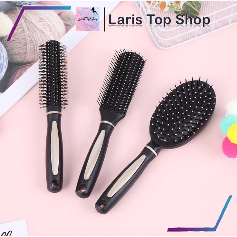 Sisir Rambut Wanita Anti Kusut Hair Style Comb Kecantikan / Sisir Rambut Anti Rontok / Styler Cushion Brush / Sisir Pijat Kepala / Sisir Anti Kusut dan Anti Nyangkut / Sisir Rambut Hair Brush Massage Comb Anti Kusut Hair Salon Airbag