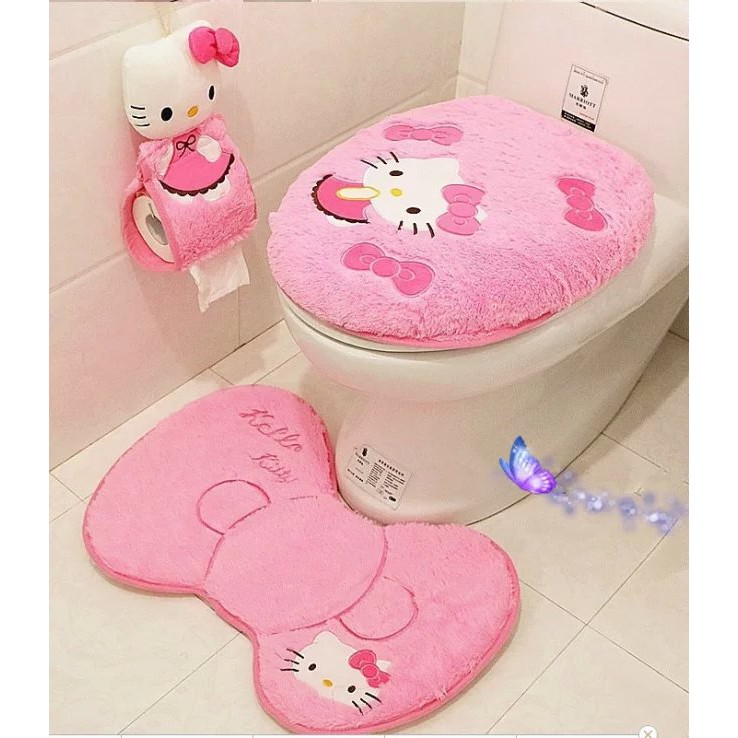 Hello kitty kamar mandi empat set Shopee Indonesia Hello kitty kamar mandi empat set Shopee Indonesia