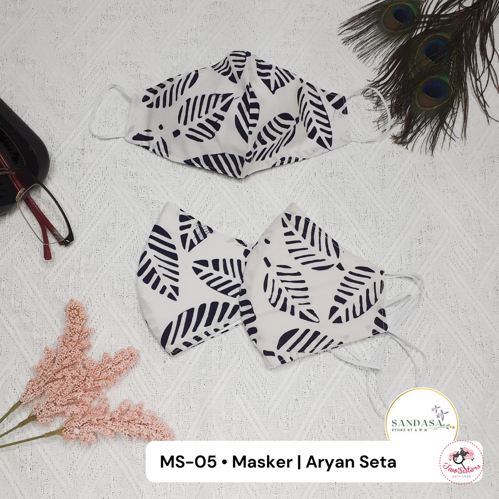 Masker Kain 3 Ply/ Masker Batik Kode MS-05 - Aryan Seta