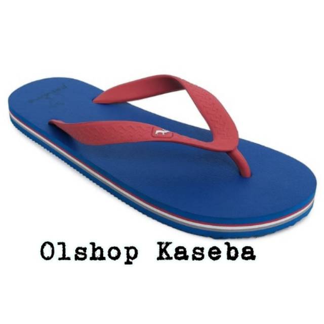 Sandal Jepit Pria / Sandal Pantai / Sandal Pria Panama Nautical Blue-Red Panama Classic M18 Male
