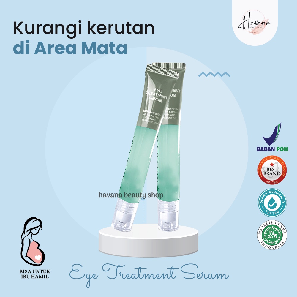 MS Glow Eye Treatment Serum Eye Cream Pencerah Pelembab Kantung Mata Panda