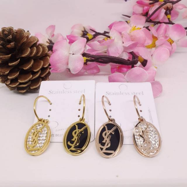 Anting Panjang Titanium Fashion Korea Stylish Anti Karat dan Alergi [AT-1]