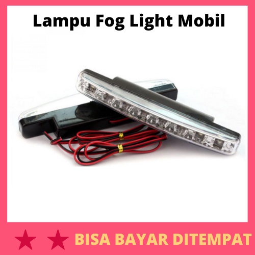 Lampu Fog Light Mobil Daytime LED 6000K 12V 1 Pcs / Lampu Fog Mobil Dop Kijag Alya Crv LED / Lampu M