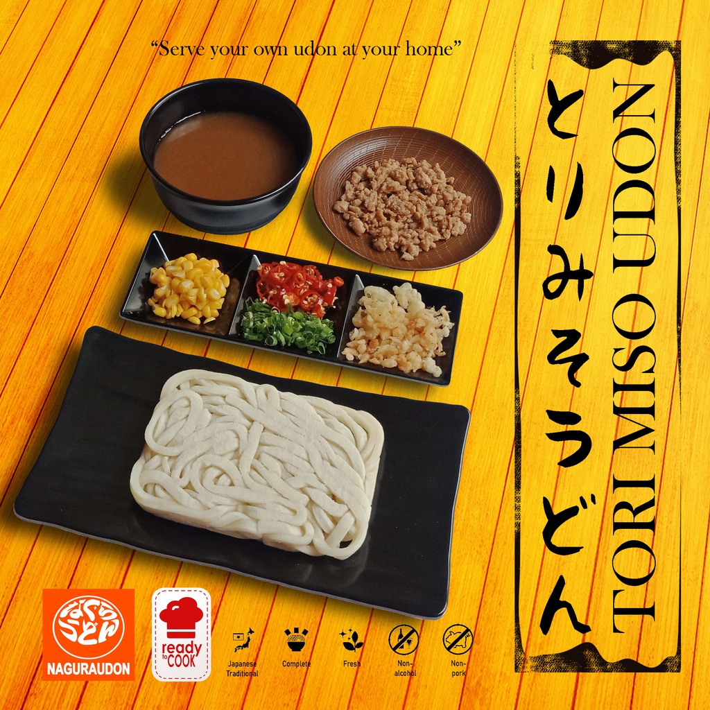 

Miso Tori Udon NAGURAUDON Ready to Cook