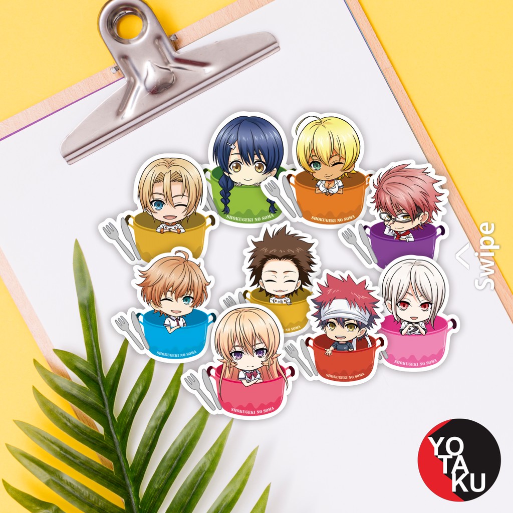 

Stiker Sticker Anime Shokugeki No souma SA281