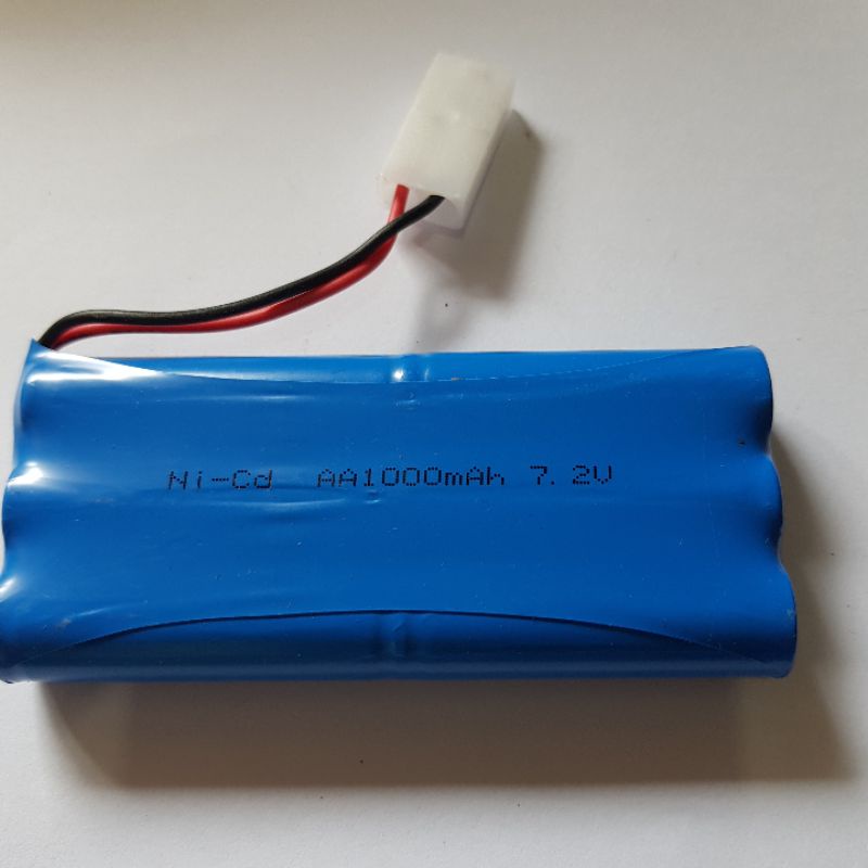 BATERAI MOBIL REMOT RC AA 1000MAH NI CD 7,2V / BATRE RC 7,2V 1000MAH