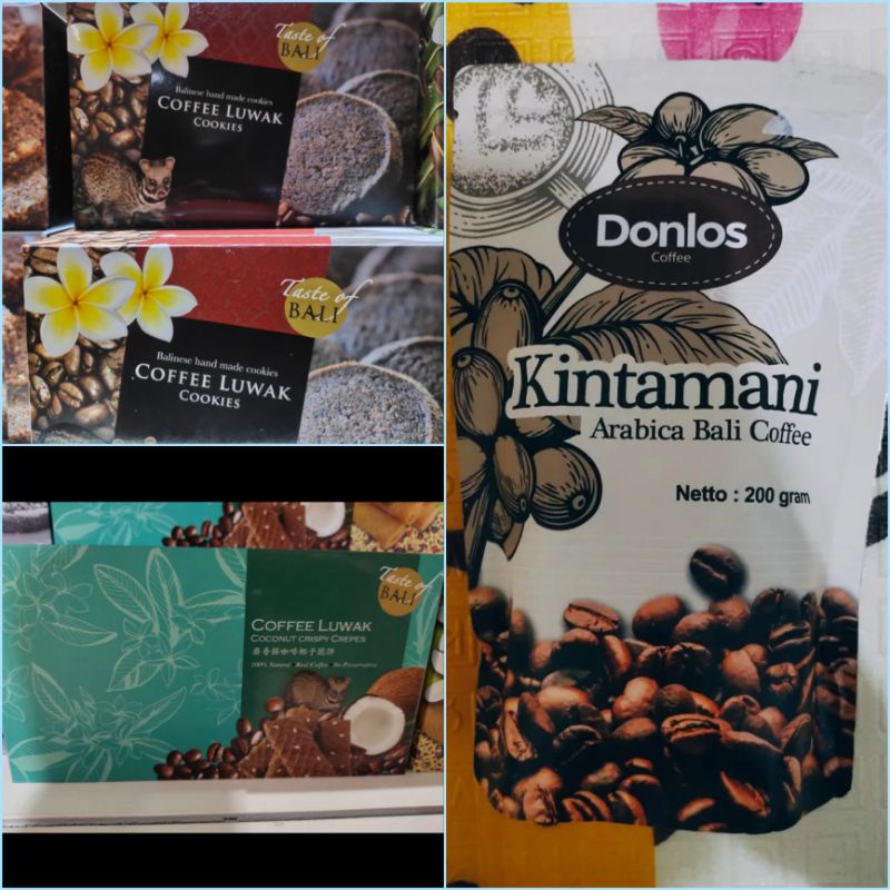 

Kopi Arabica Kintamani dan Arabica Luwak Cookies Crispy Crepes