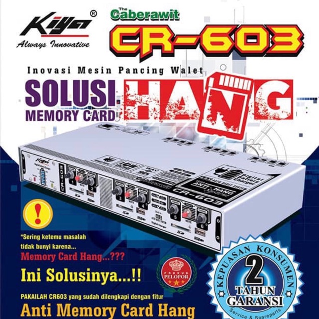 Mesin audio pemanggil walet merk kiya cr - 603/ Ampli walet / mesin audio walet / pemanggil walet / 