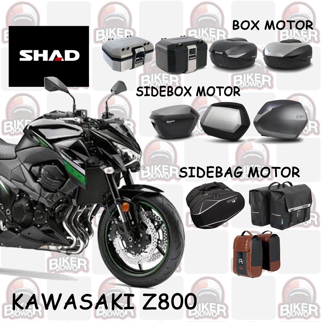 Kawasaki Z800 Bracket - Box - Sidebox - Sidebag Shad SH58 SH59 TR36 TR37 TR47 TR48 SH23 SH35 SH36 E4