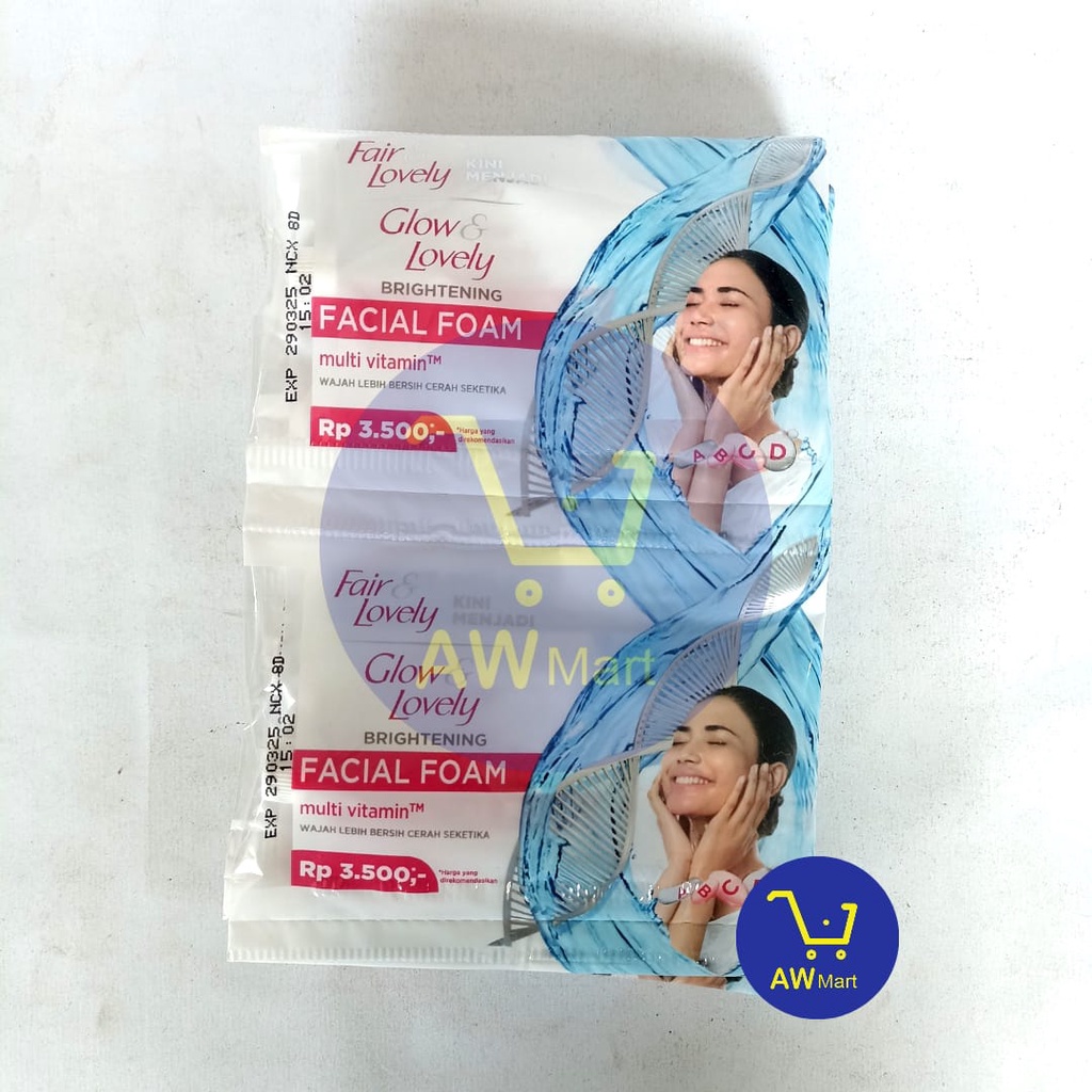 FAIR &amp; LOVELY MULTI VITAMIN SACHET 9 GRAM, FAIR &amp; LOVELY FOAM SACHET 9 GRAM