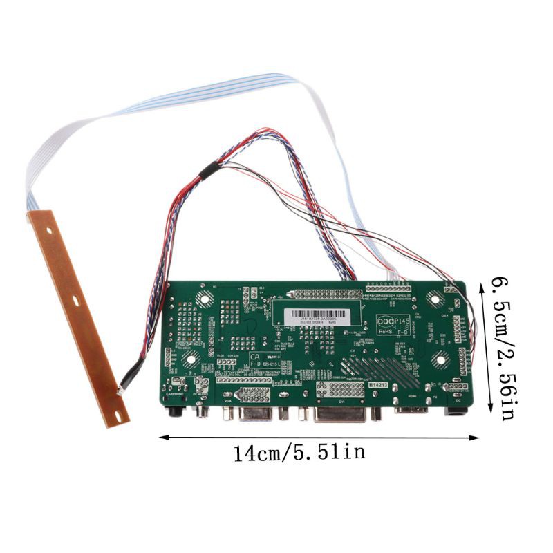 VIVI Controller Board LCD HDMI DVI VGA Audio PC Module Driver DIY Kit 15.6&quot; Display B156XW02 1366X768 1ch 6/8-bit 40 Pin Panel