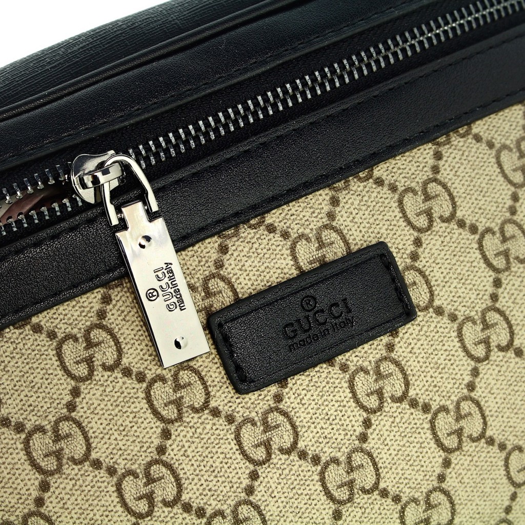 TOKOKOE -  Tas Pinggang Waist Bag Import Tas Pria Premium - GC WB17 Brown