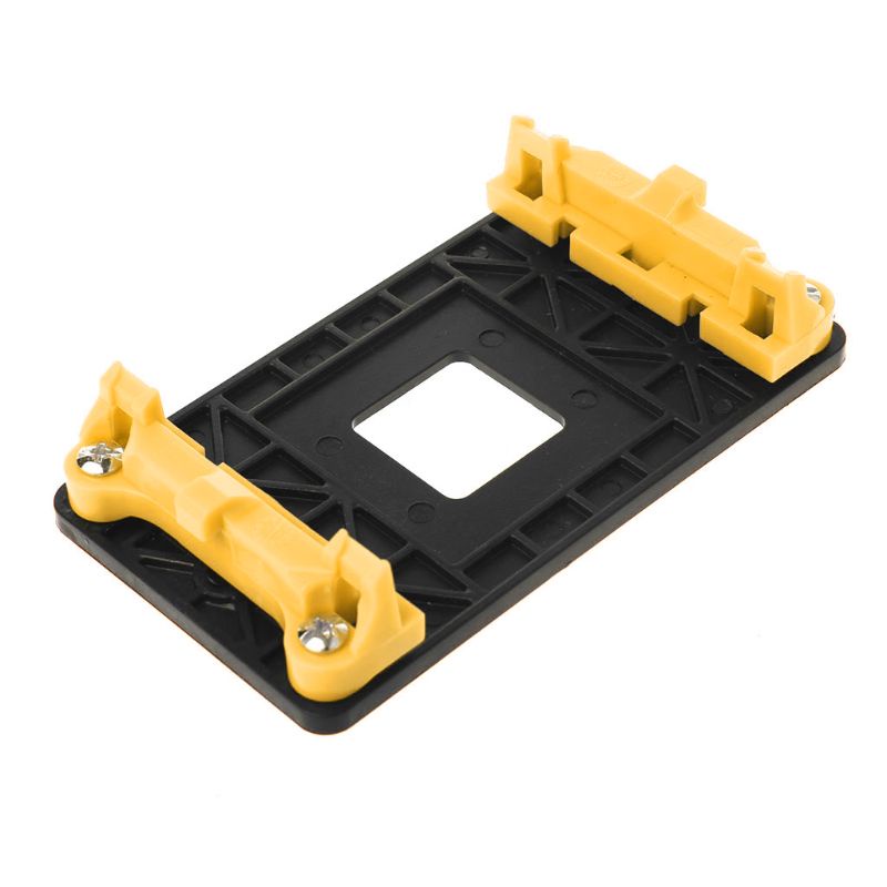 Cre Braket Pendingin CPU Motherboard Plat Belakang Heatsink Kipas Stand Base Mount Bracket Holder Untuk Socket AM2 AM3 Kuning