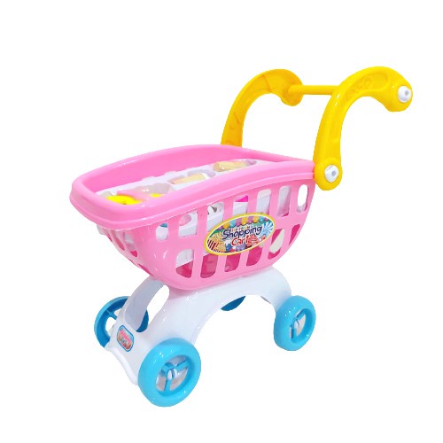 [FB819] Mainan Anak Trolley Shopping Cart Ice Cream Kuda Poni - Kereta Belanja Trolli Troli Es Krim