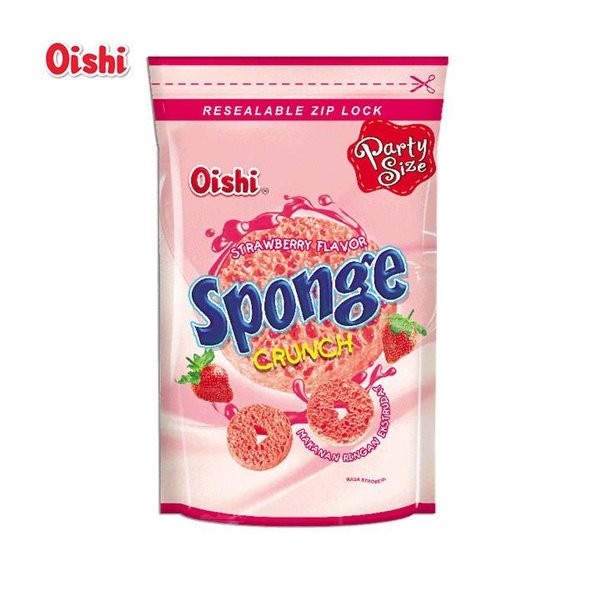 

Oishi Sponge Crunch strawbery 110gr camelin snack