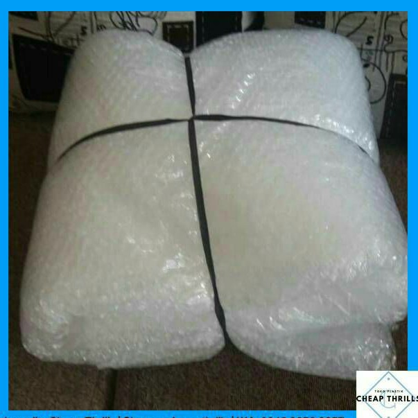 Bubble Wrap 5m x 125cm Mulia Pack BUBLE PUTIH ORIGINAL ORI TERMURAH HITAM