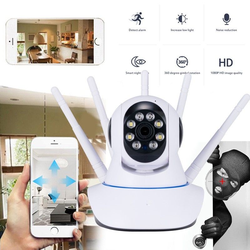 IP Camera Yoosee 5.0MP Camera WiFi 5 Antena Wireless 1080P Security Home Night Vision