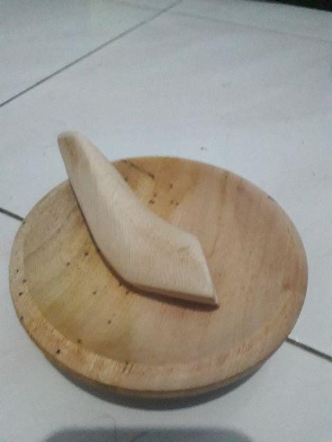 Ulekan Kayu Mini / Cobek / Tempat Sambal
