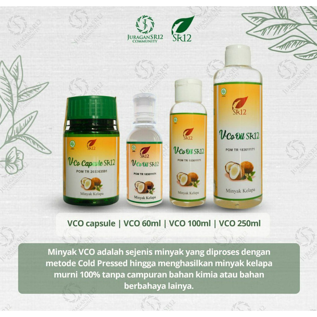 VCO SR12 Capsule  / VCO SR12 60 mL / VICO SR12