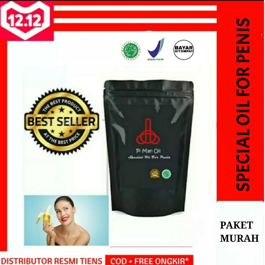 PIMAN_OIL_HERBAL_100% OBAT OLES PRIA PERMANEN PEMBESAR ORIGINAL BPOM