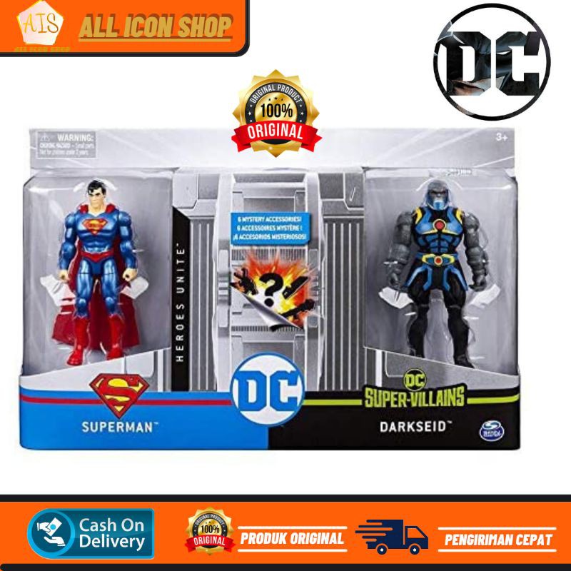 DC Superman x Darkseid Battle Pack Set Action Figures