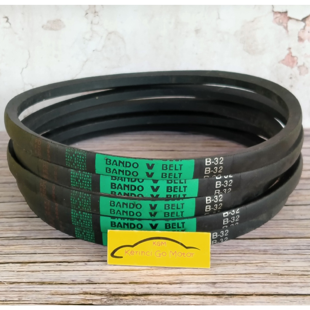 BANDO VAN BELT B-32 V BELT TALI KIPAS B32 FAN BELT VANBELT POLOS B-32