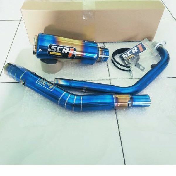 Knalpot Racing SATRIA FU / RAIDER 150 carb / RAIDER 150 fi Original SCR1 RACING