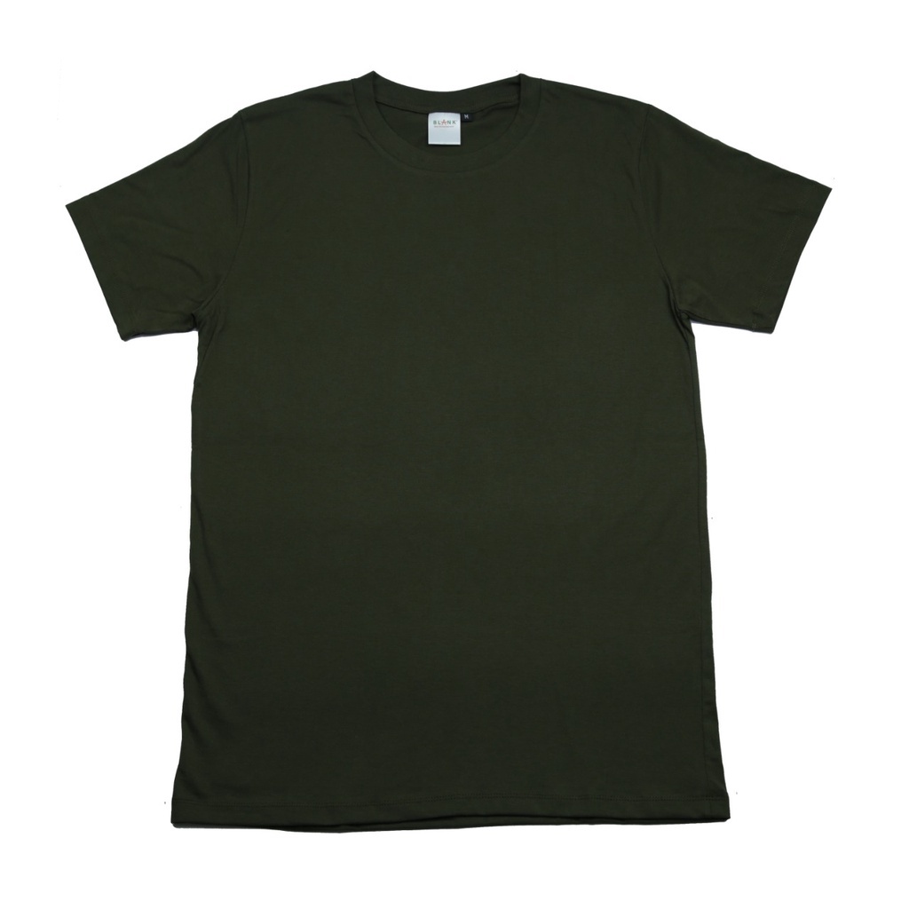 Blank Basic T-shirt Olive / Hijau Army