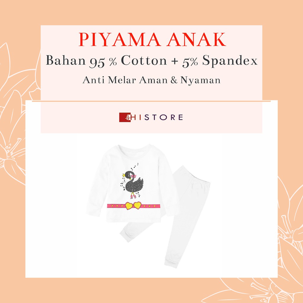 [HI] PIYAMA PAJAMAS ANAK 2 – 6 TAHUN IMPORT BAHAN PREMIUM