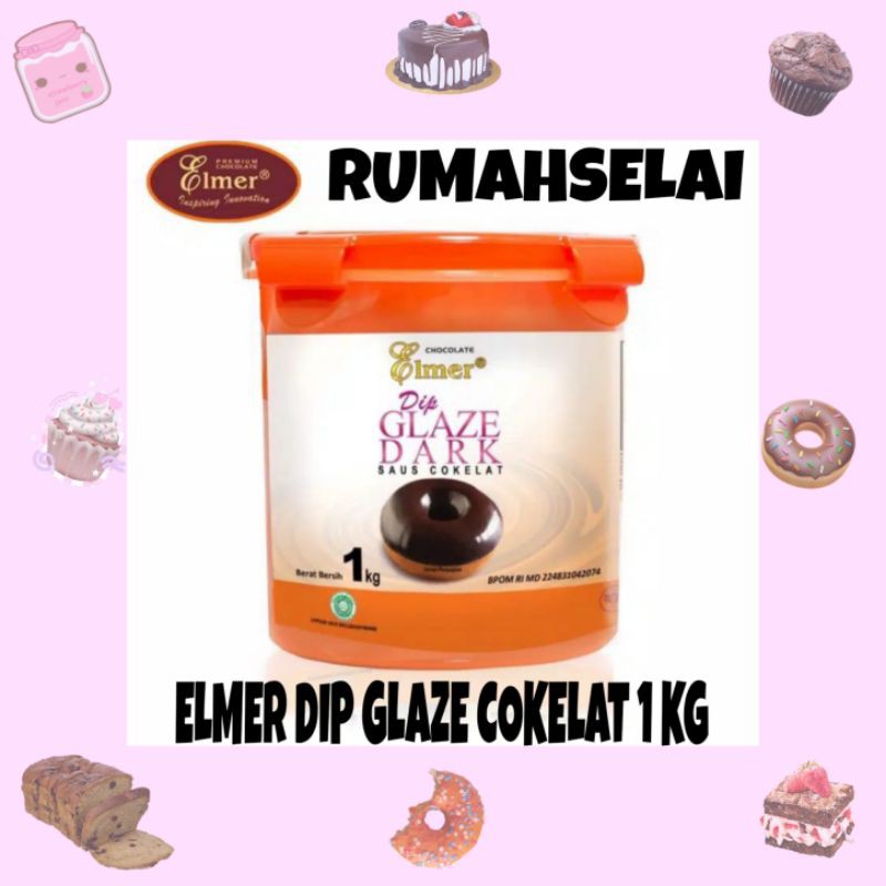 

ELMER Dip Glaze Dark Gold Saus Cokelat 1 Kg