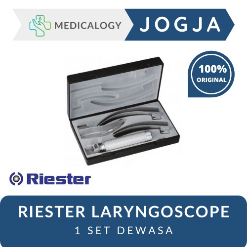RIESTER Laryngoscope Set Dewasa / Laringoskop Riester