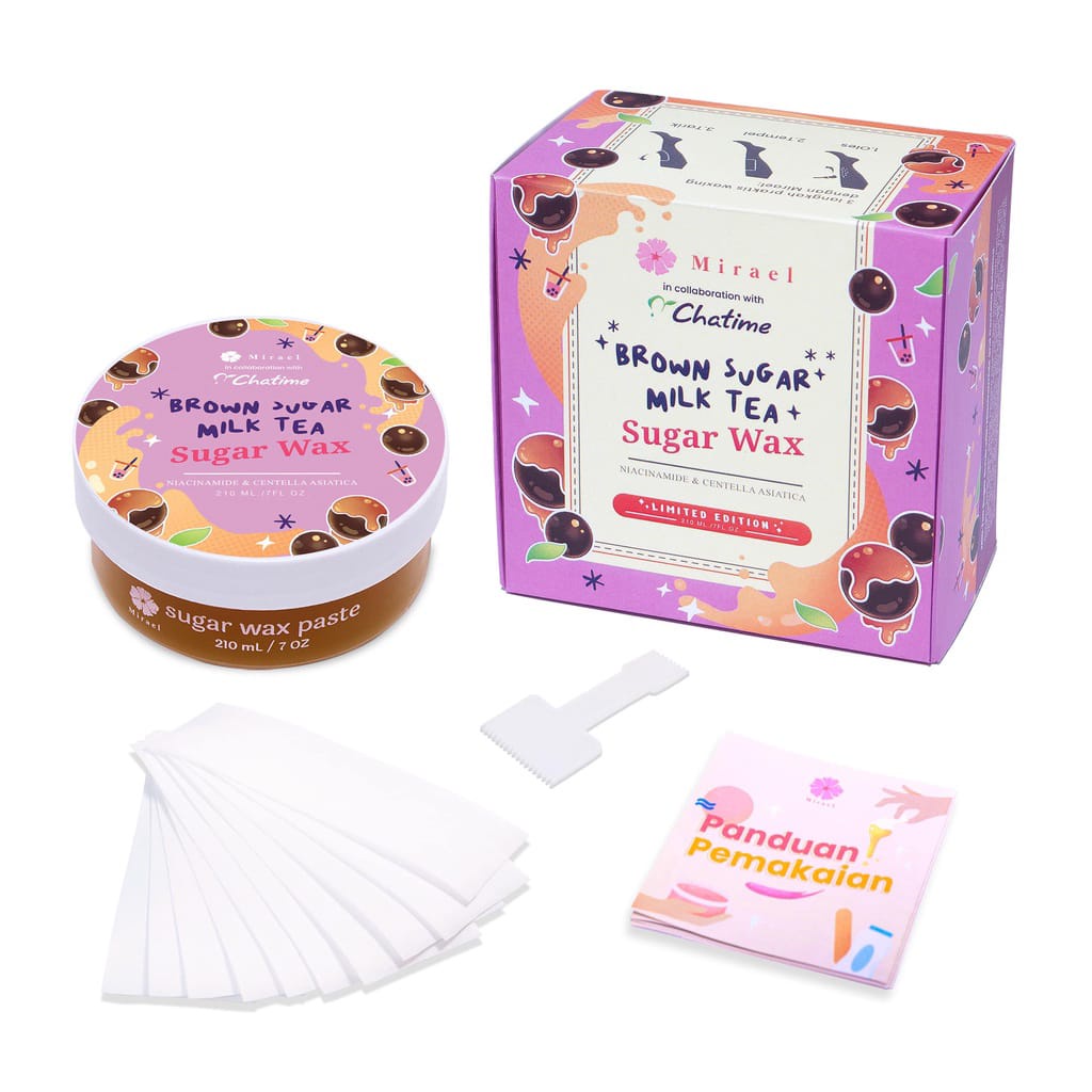 Mirael x Chatime Limited Edition Brown Sugar Milk Tea Sugar Waxing Kit