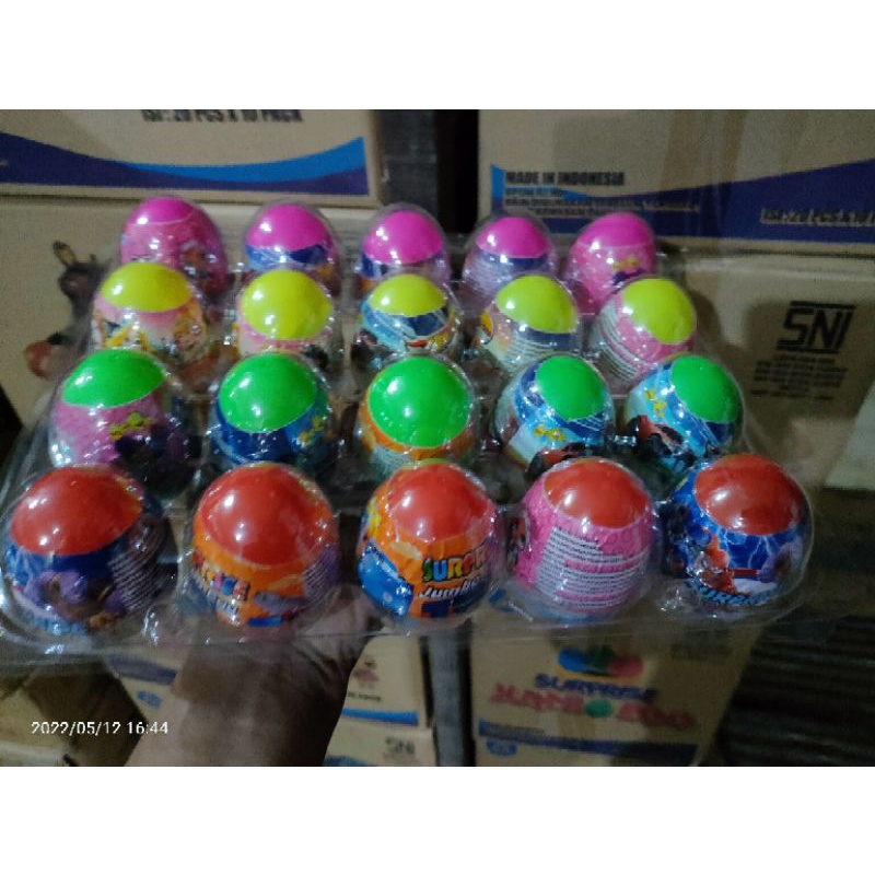 

permen telor isinya dalam macam2 hadiah isi 20 biji