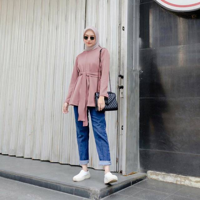 Ruby blouse - Blush ORI by Vanilla Hijab