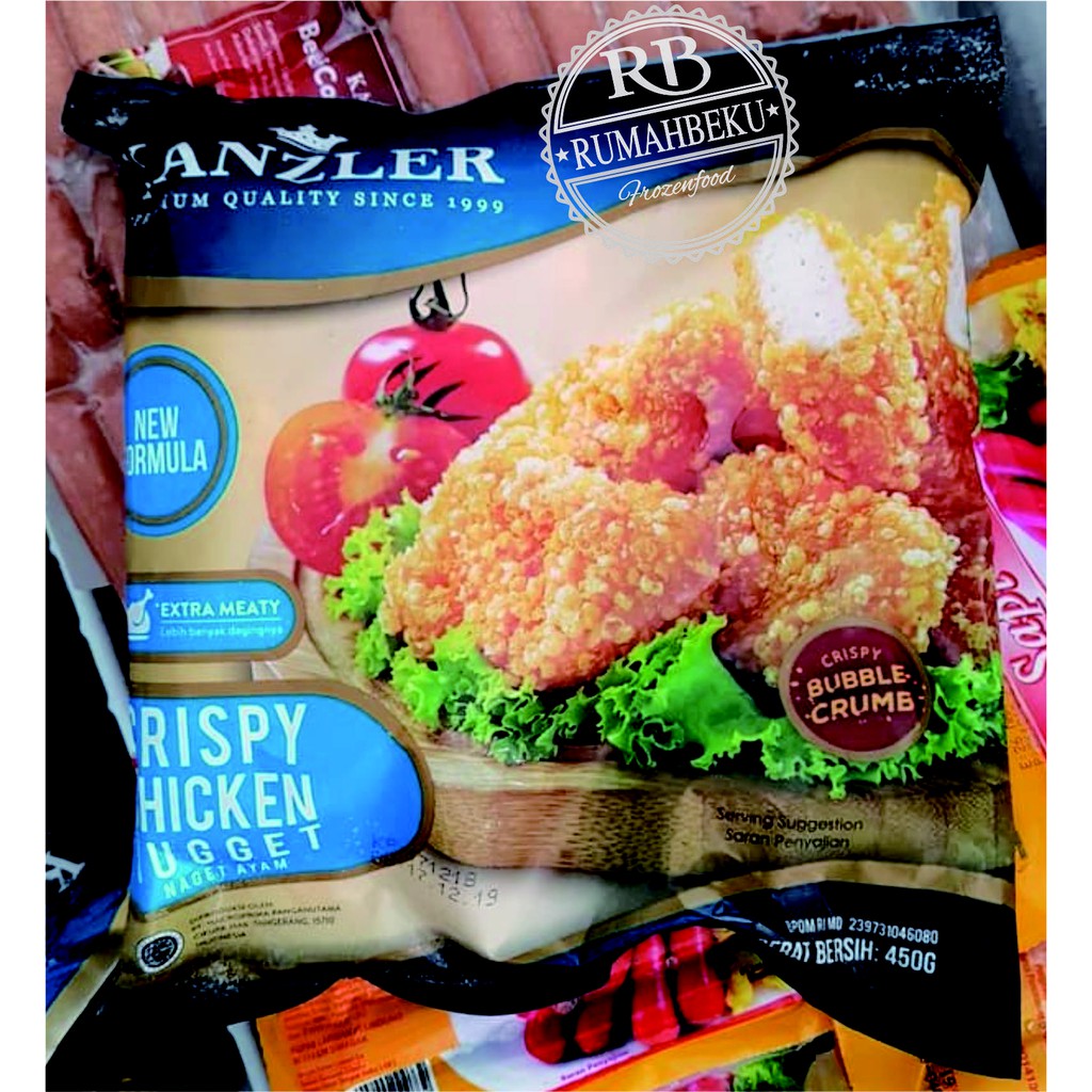 

KANZLER CHICKEN NUGGET CRISPY 450gram