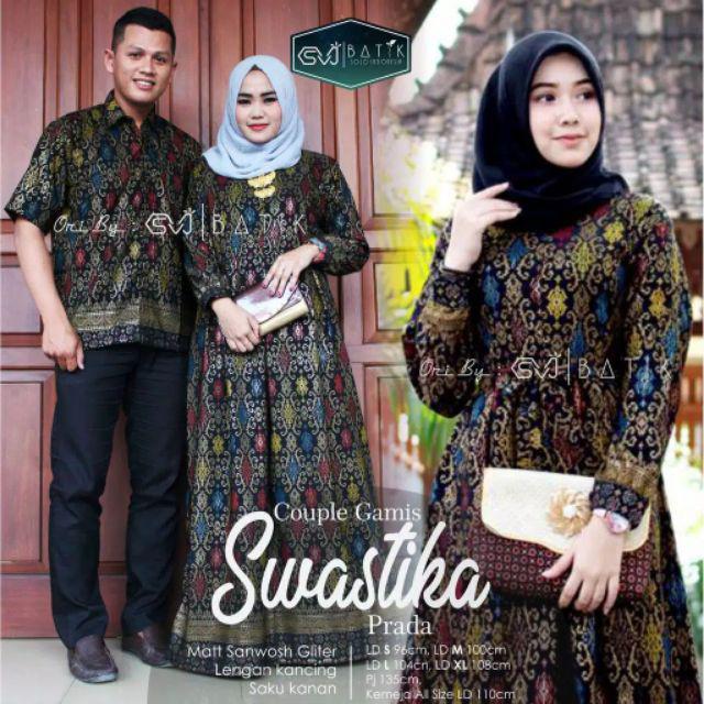 Couple Batik Prada Swastika Ori Svj Murah Original Realpict