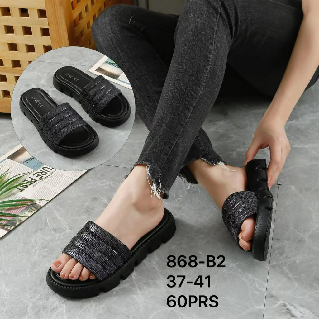 Sandal Wanita Jepit &amp; Kokop Gliter New Winola Collection WNL 858/868