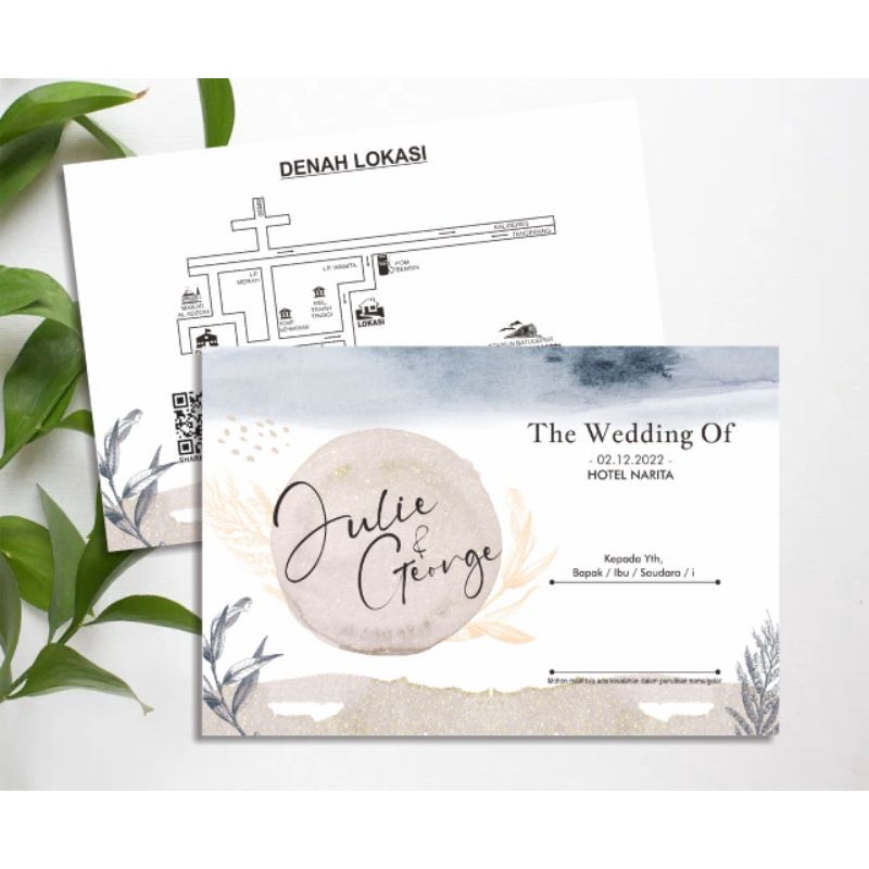 

undangan murah aesthetic bulan New