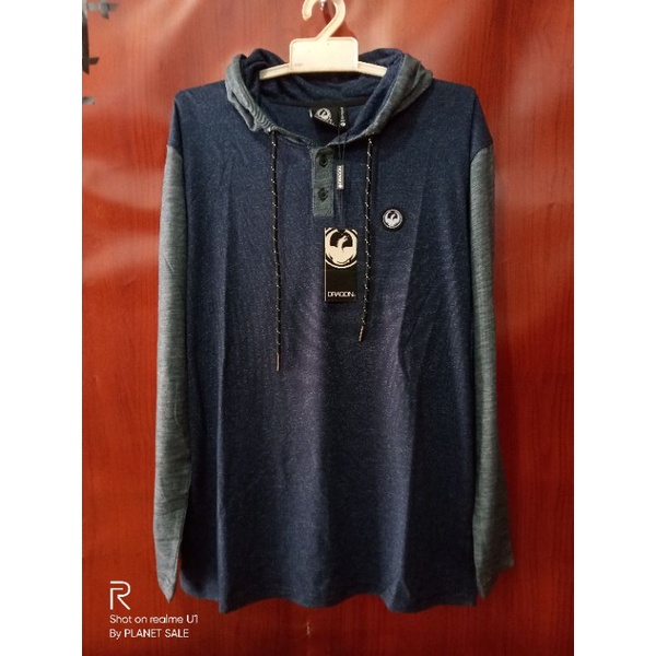 Kaos lengan panjang hoodie Dragon Alliance original