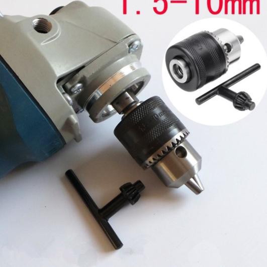 Kepala Bor 10 mm Conventer Pengubah Gerinda Menjadi Mesin Bor