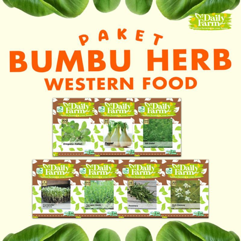 Jual Paket Benih Herb - Bumbu Paket Benih Herb - Bumbu Herb Western ...