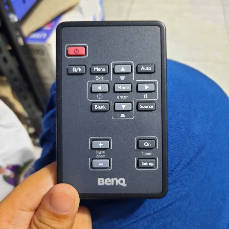 REMOTE REMOT PROYEKTOR PROJECTOR BENQ KOTAK ABU ABU ORIGINAL ASLI